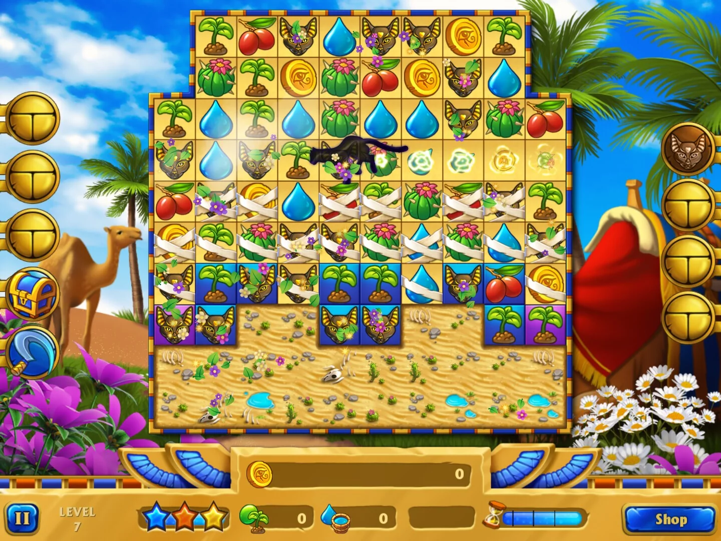 Изображение игры: Legend of Egypt - Pharaohs Garden 2 - The sacred crocodile
