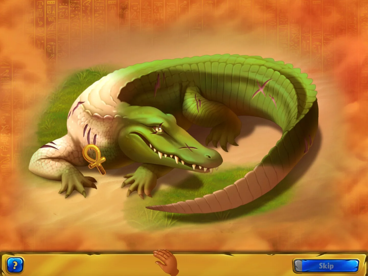 Изображение игры: Legend of Egypt - Pharaohs Garden 2 - The sacred crocodile