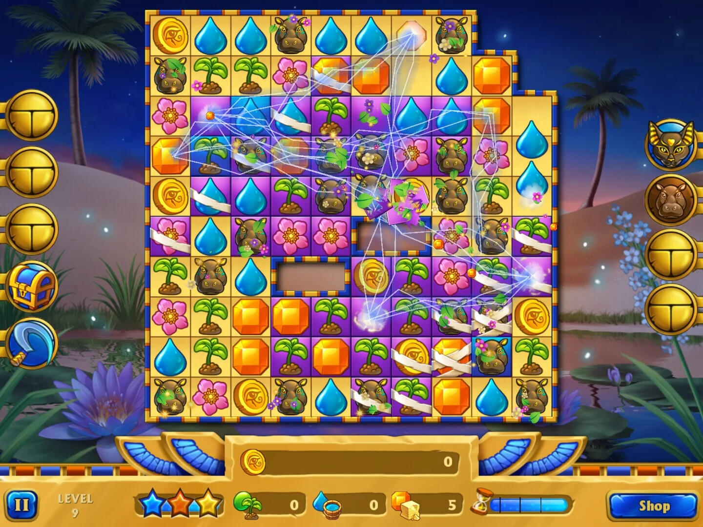 Изображение игры: Legend of Egypt - Pharaohs Garden 2 - The sacred crocodile