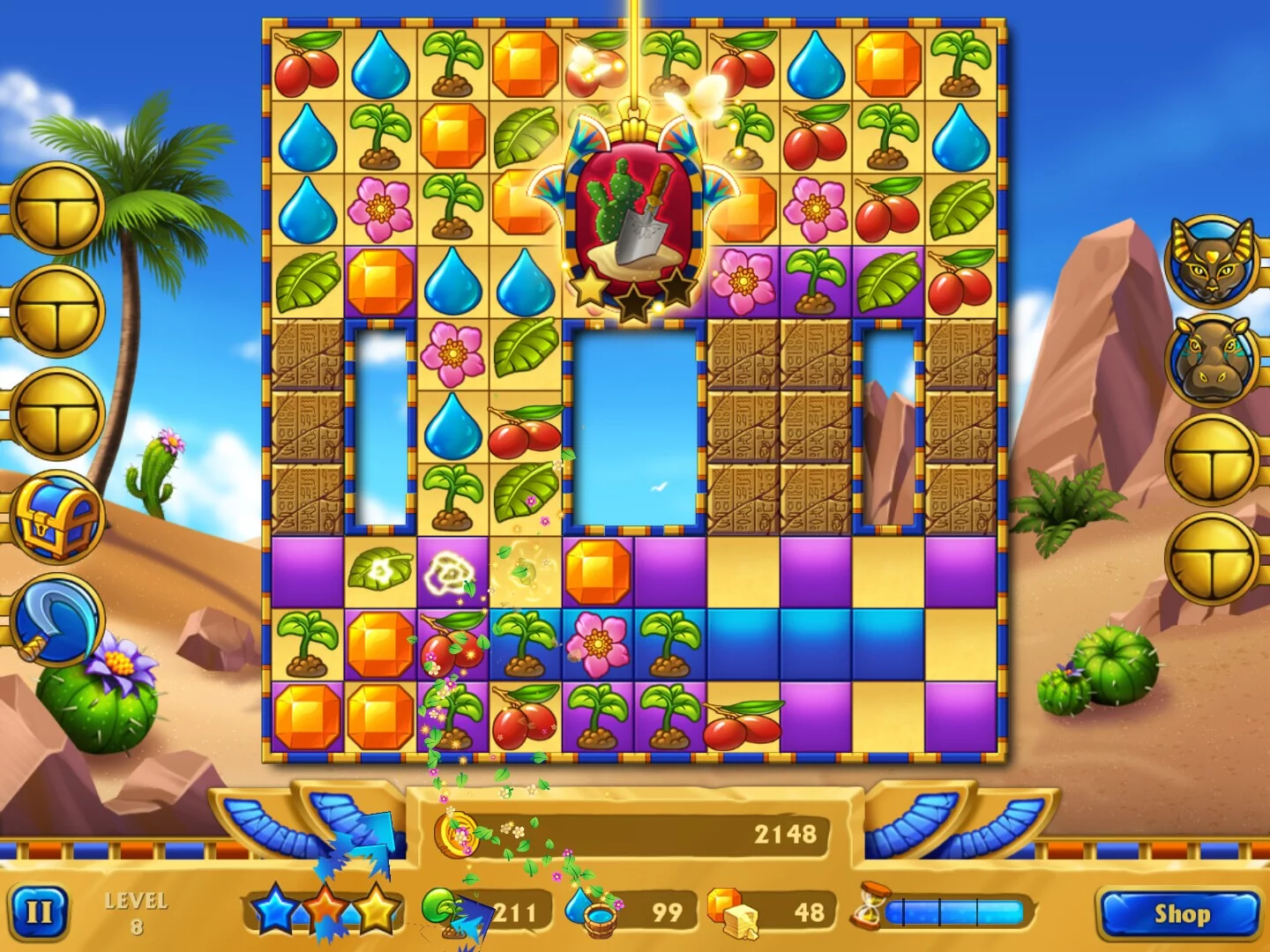 Изображение игры: Legend of Egypt - Pharaohs Garden 2 - The sacred crocodile
