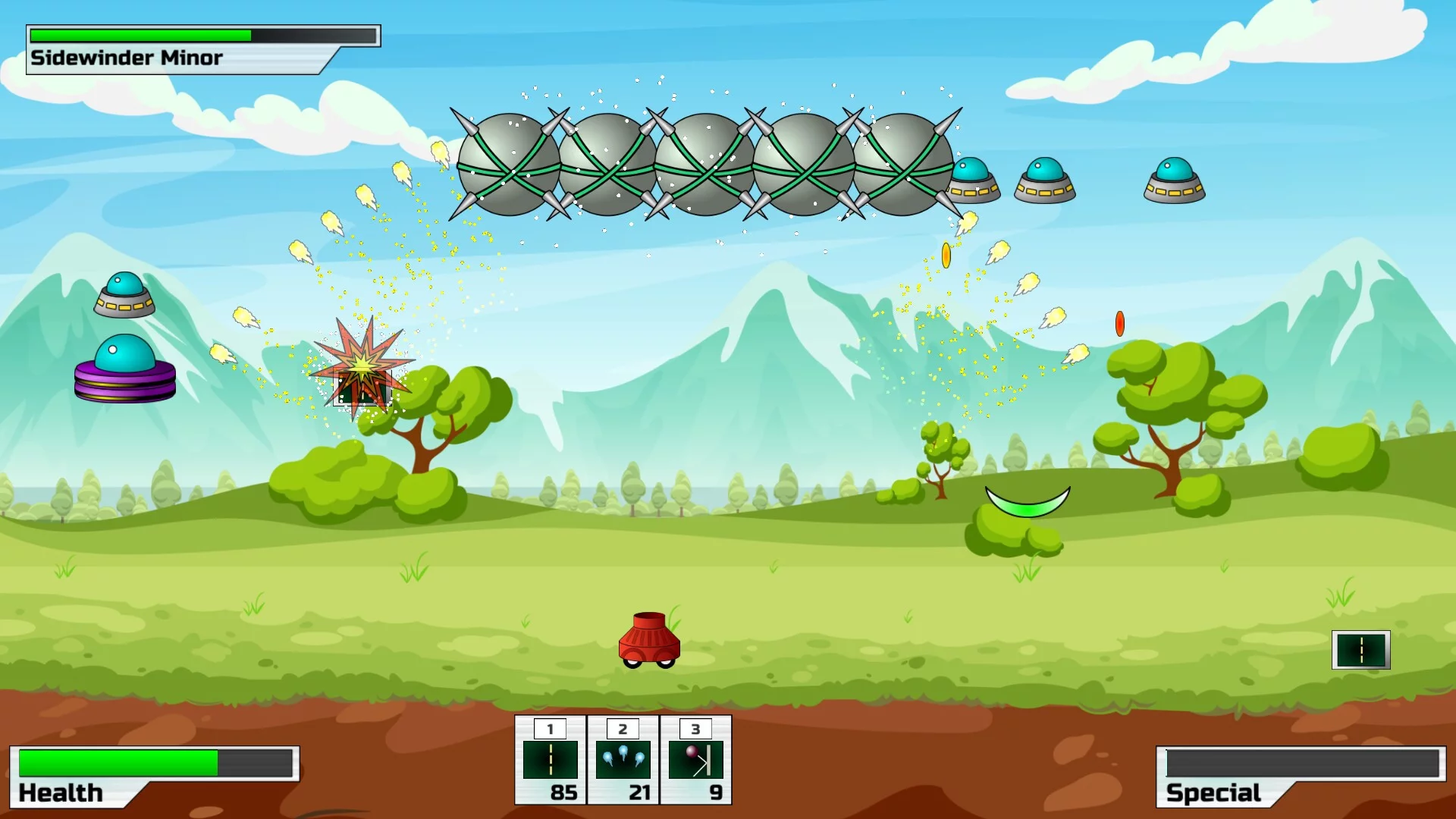 Изображение игры: Alien Decimation