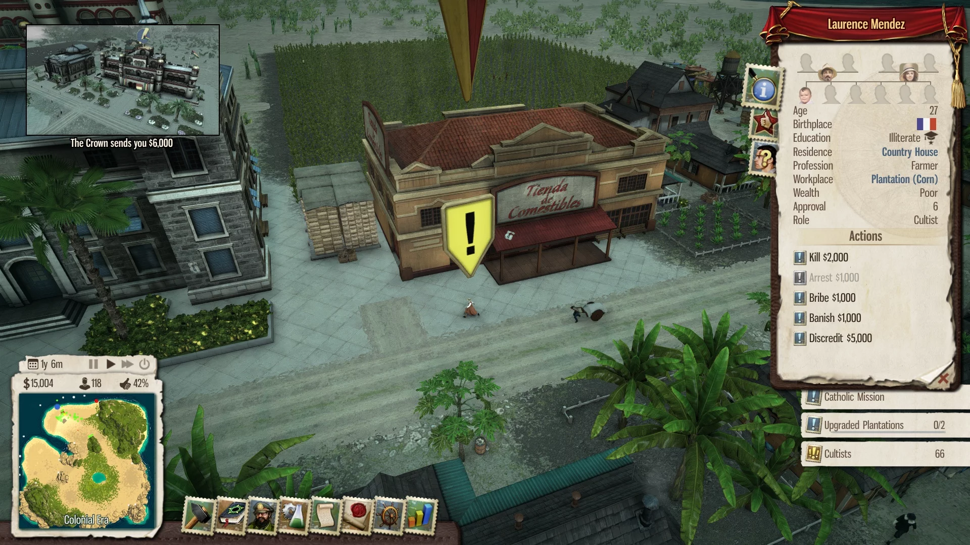 Изображение игры: Tropico 5: Inquisition