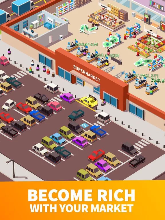 Изображение игры: Idle Supermarket Tycoon - Shop
