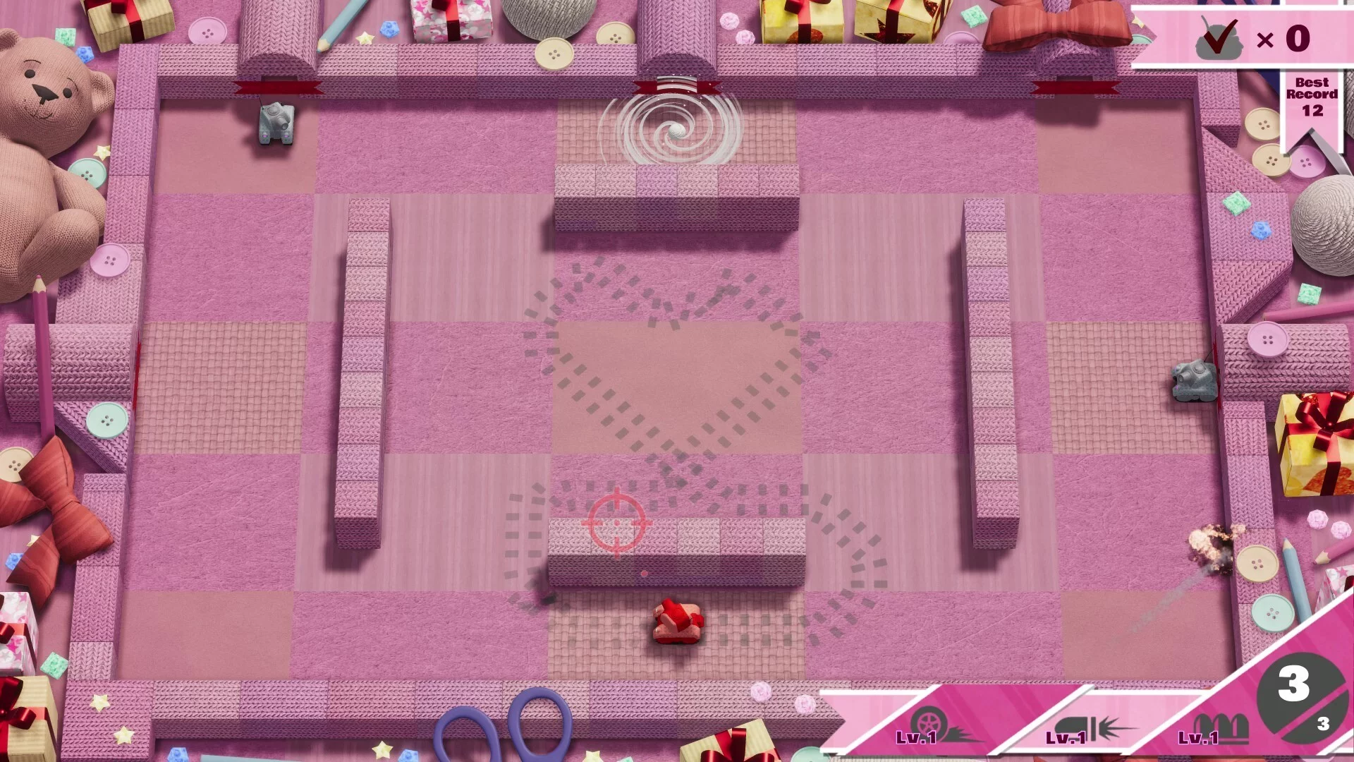Изображение игры: League of Felt Tanks