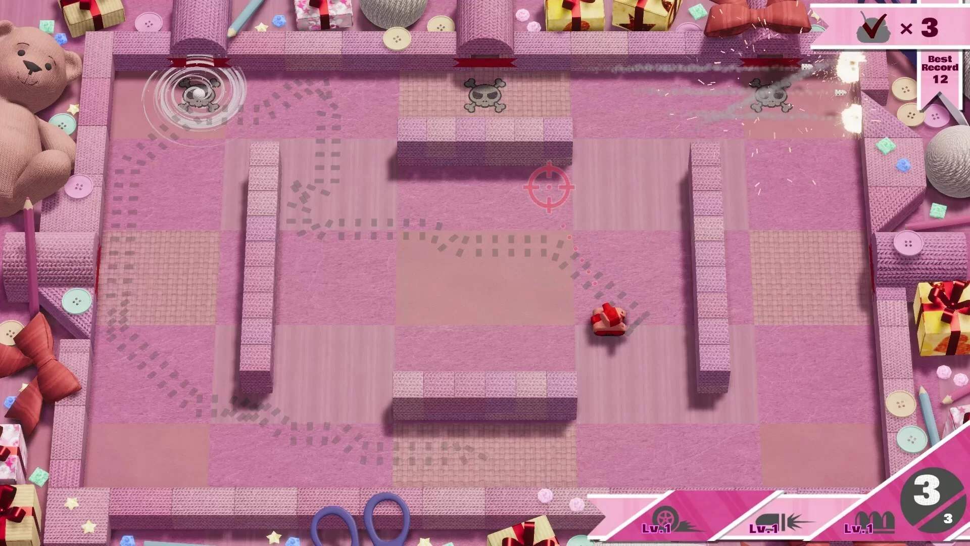 Изображение игры: League of Felt Tanks