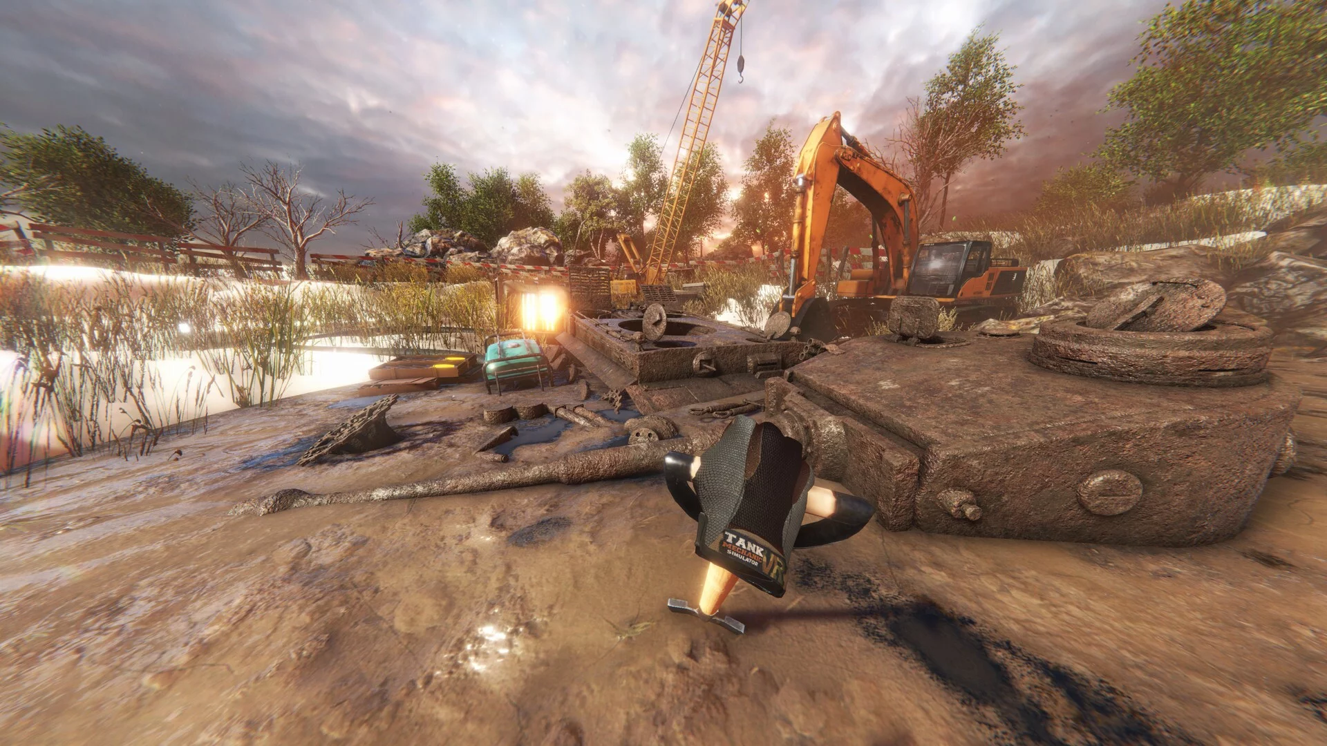 Изображение игры: Tank Mechanic Simulator VR