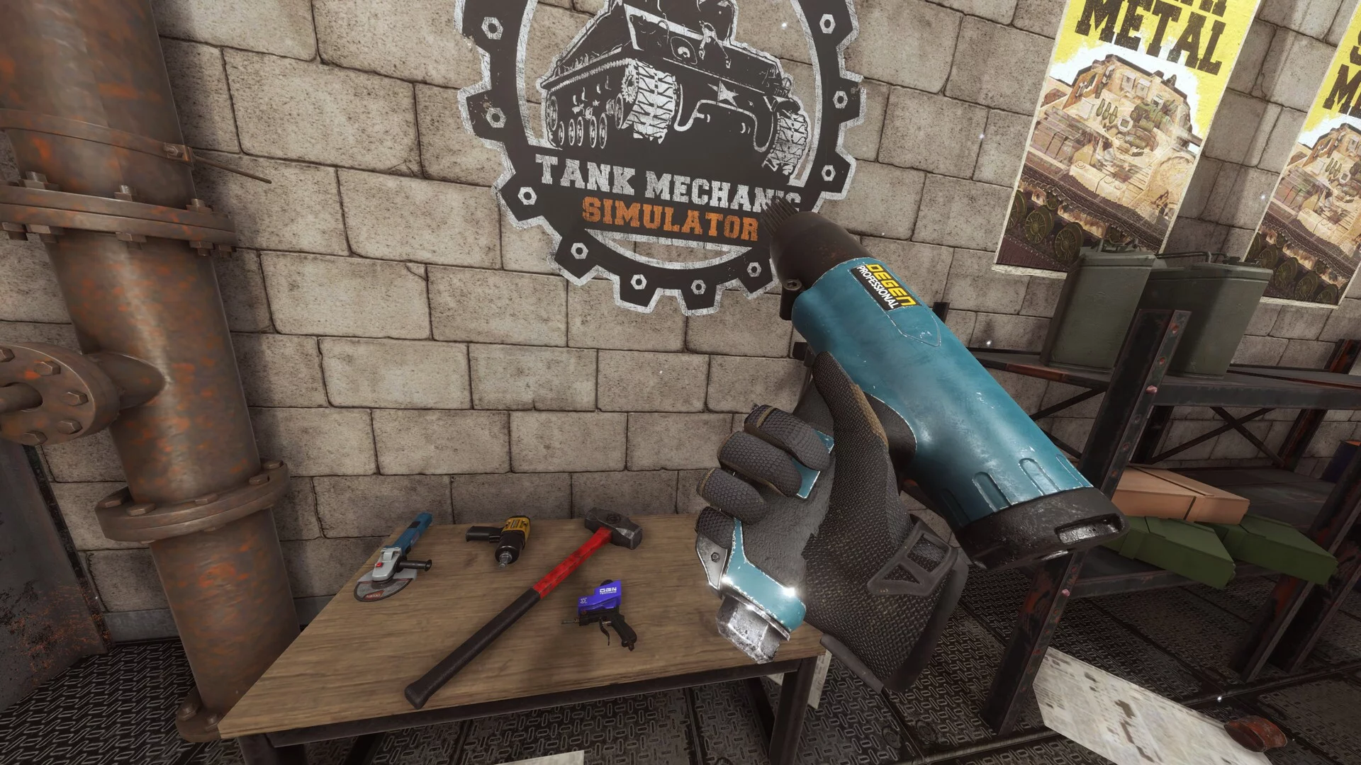 Изображение игры: Tank Mechanic Simulator VR