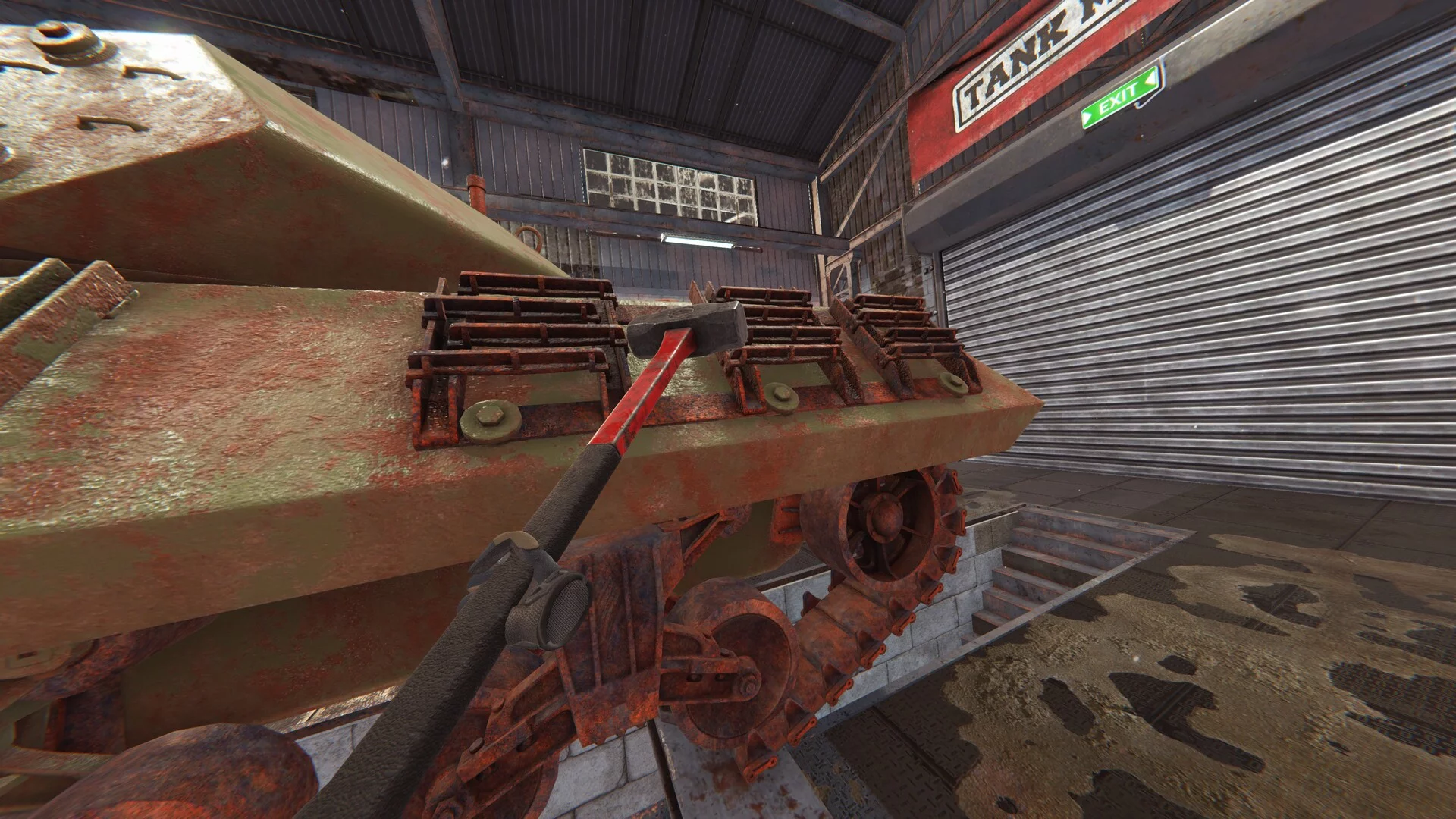 Изображение игры: Tank Mechanic Simulator VR