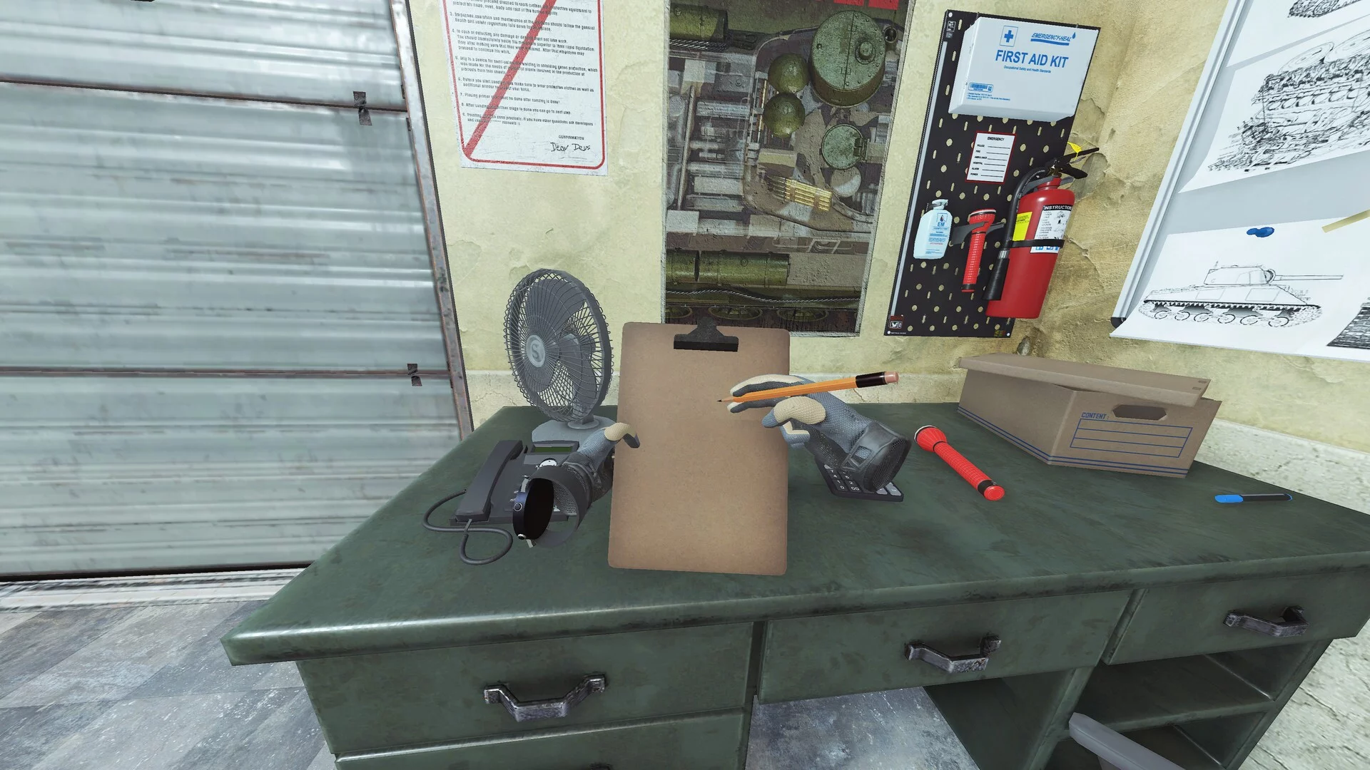 Изображение игры: Tank Mechanic Simulator VR