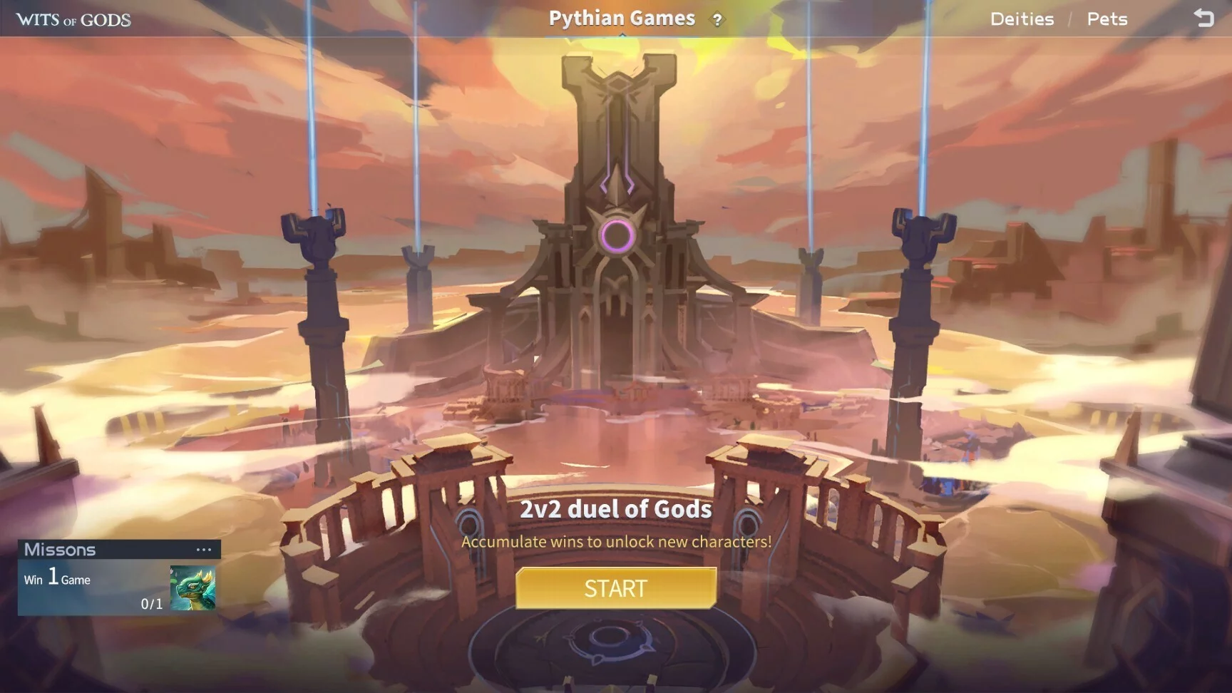 Изображение игры: Wits of Gods - Prologue