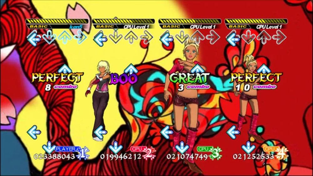 Изображение игры: DDR/DS Universe 2