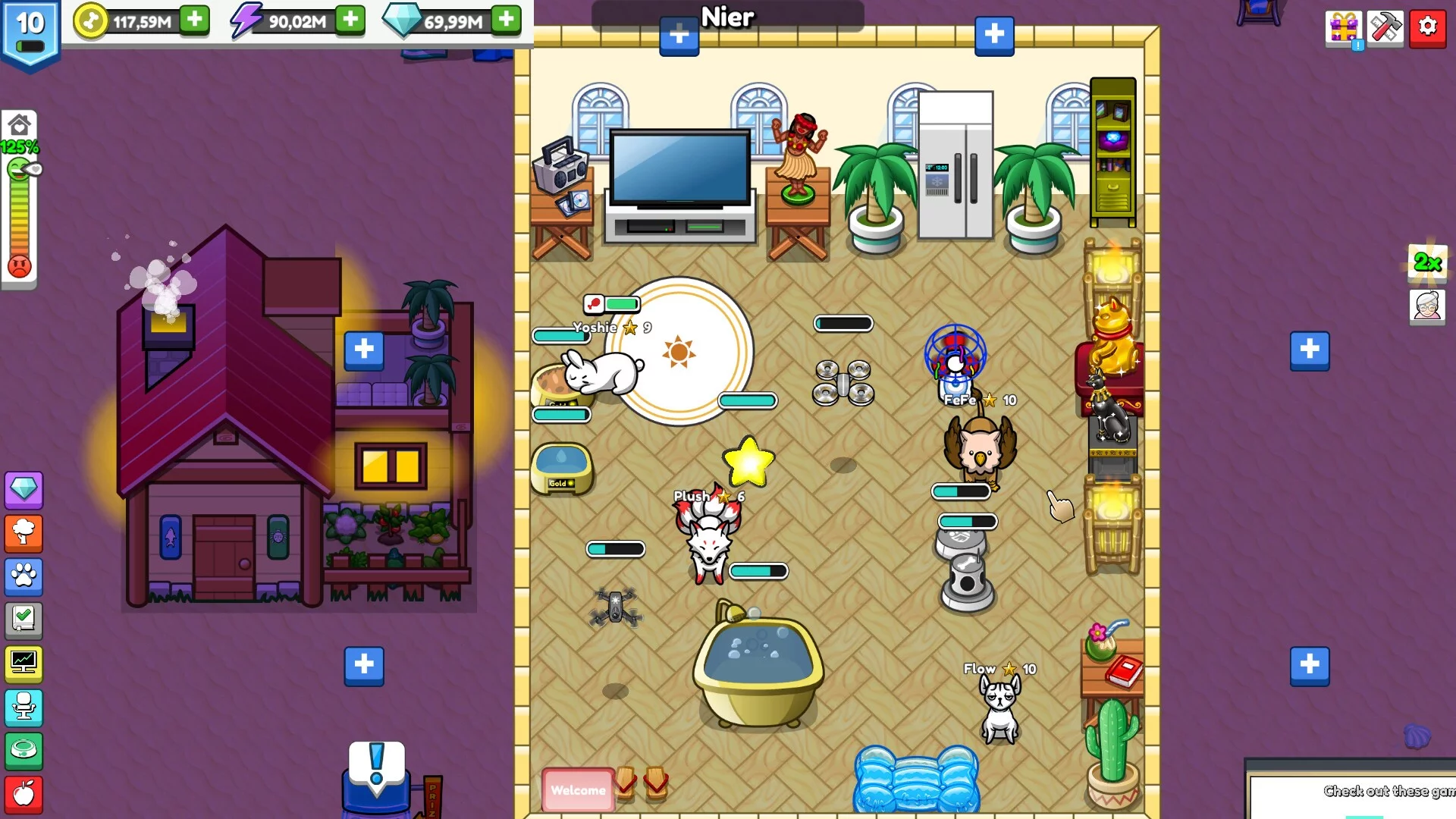 Изображение игры: Pet idle