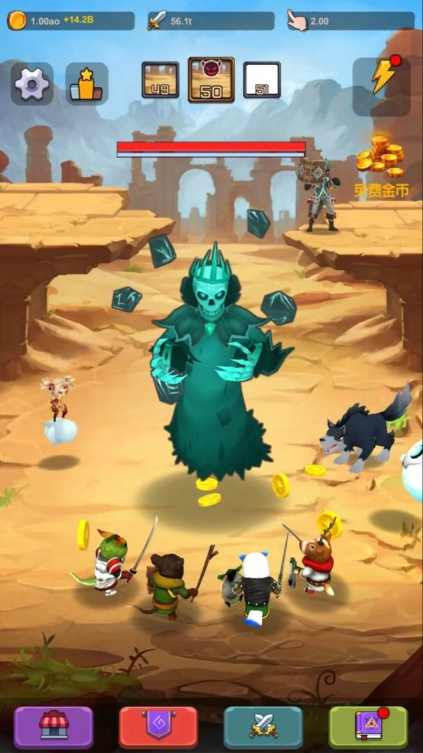 Изображение игры: IDLE RAID