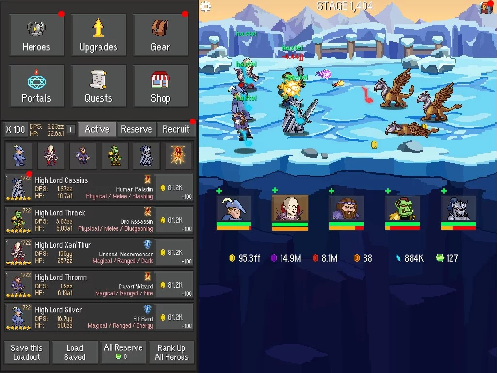 Изображение игры: Idle Guardians