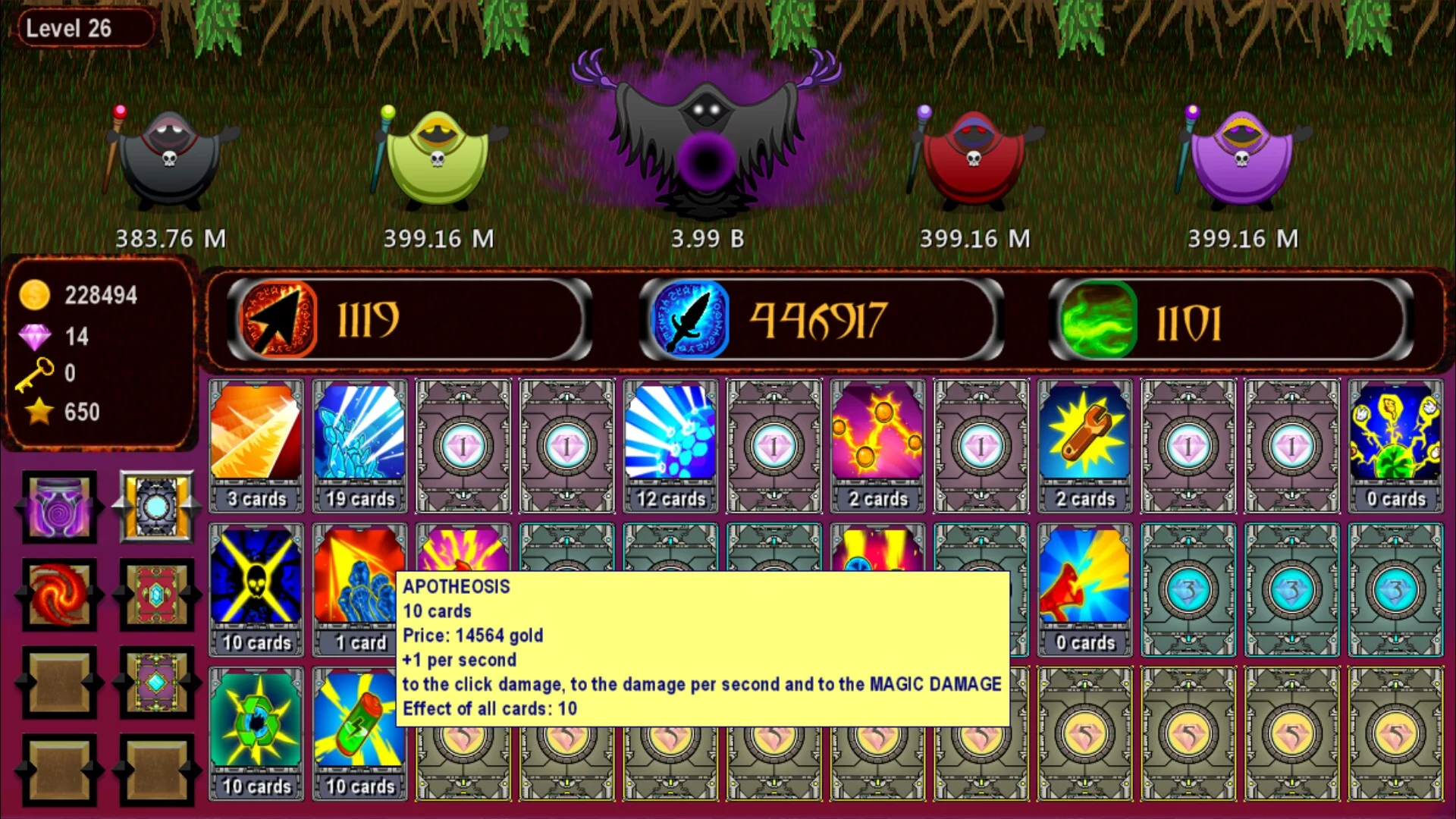 Изображение игры: Card Storm Idle
