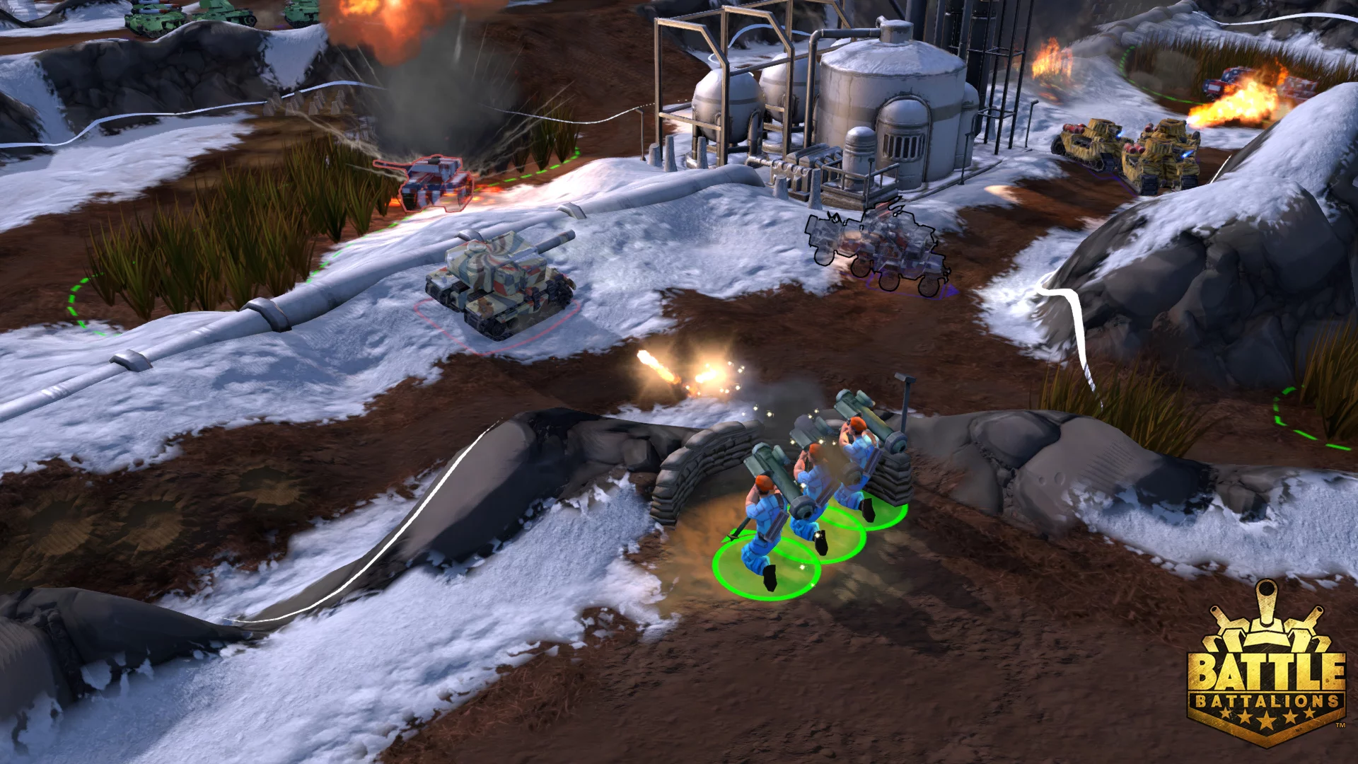 Изображение игры: Battle Battalions