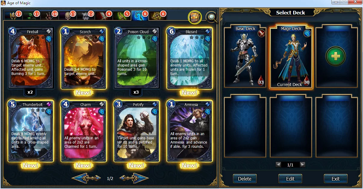 Изображение игры: Age of Magic CCG