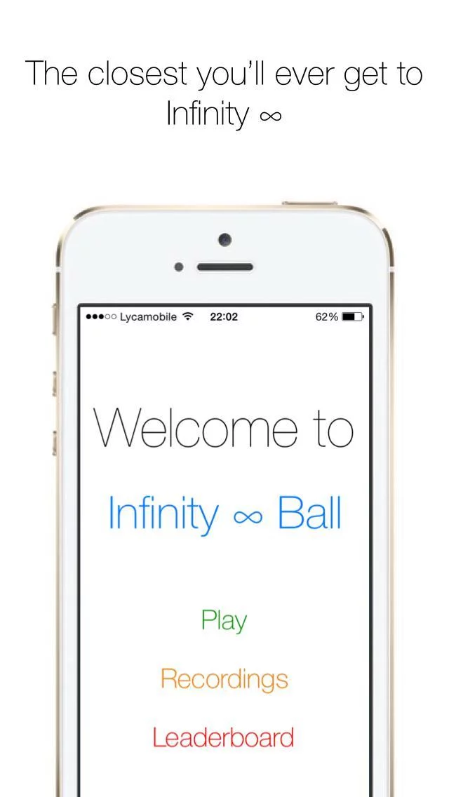 Изображение игры: Infinity Ball: A highly addictive game