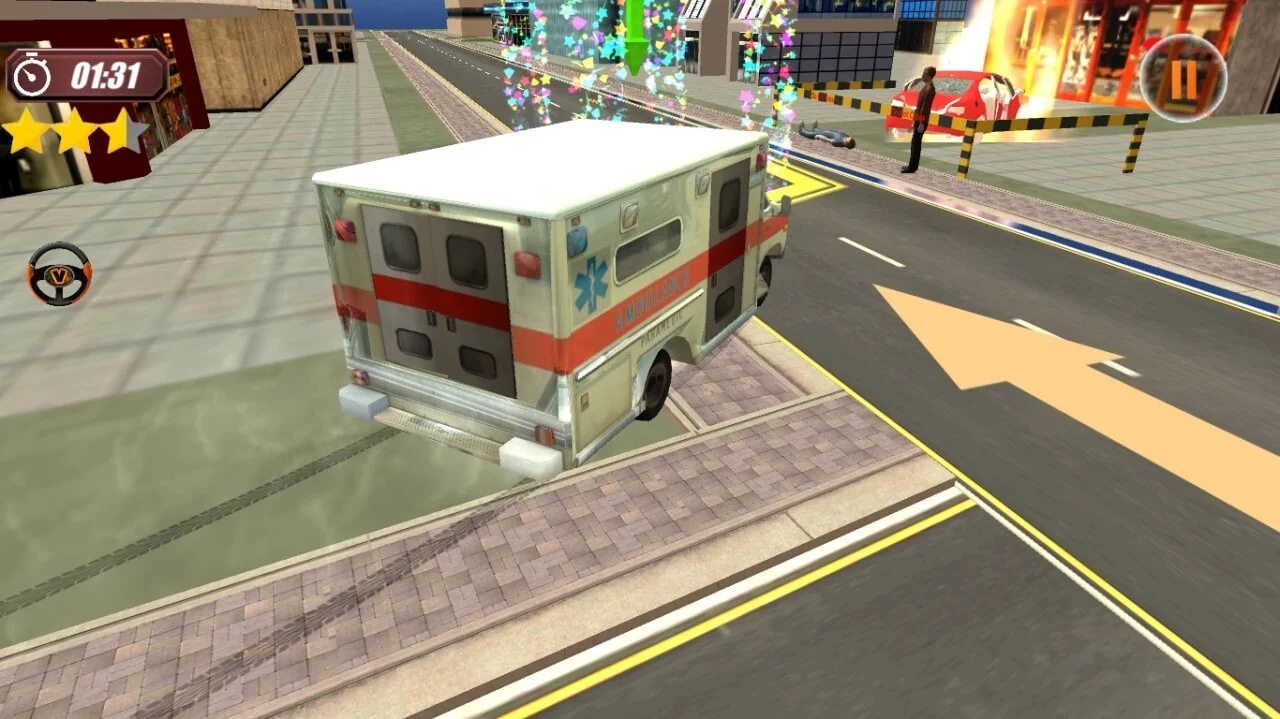 Изображение игры: Ambulance Chauffeur Simulator