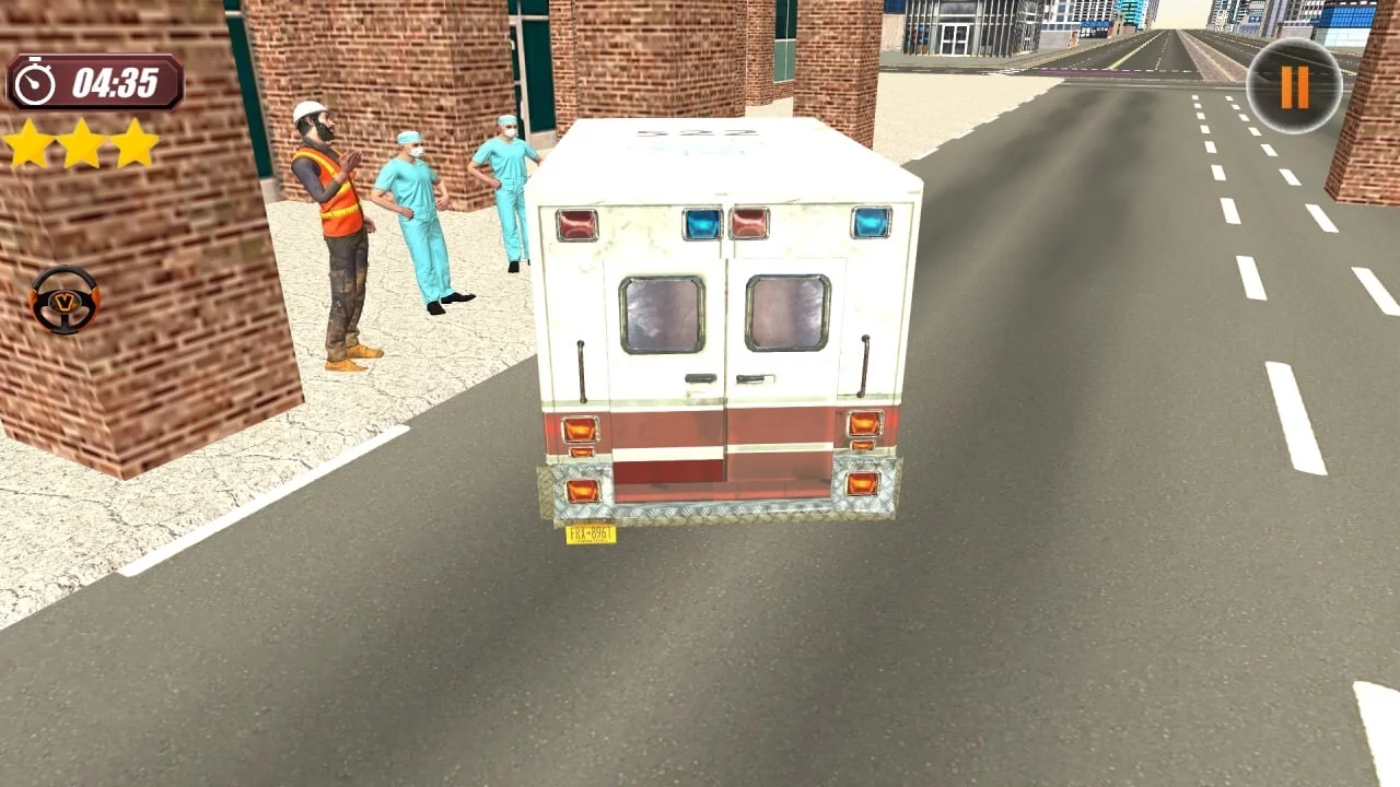 Изображение игры: Ambulance Chauffeur Simulator