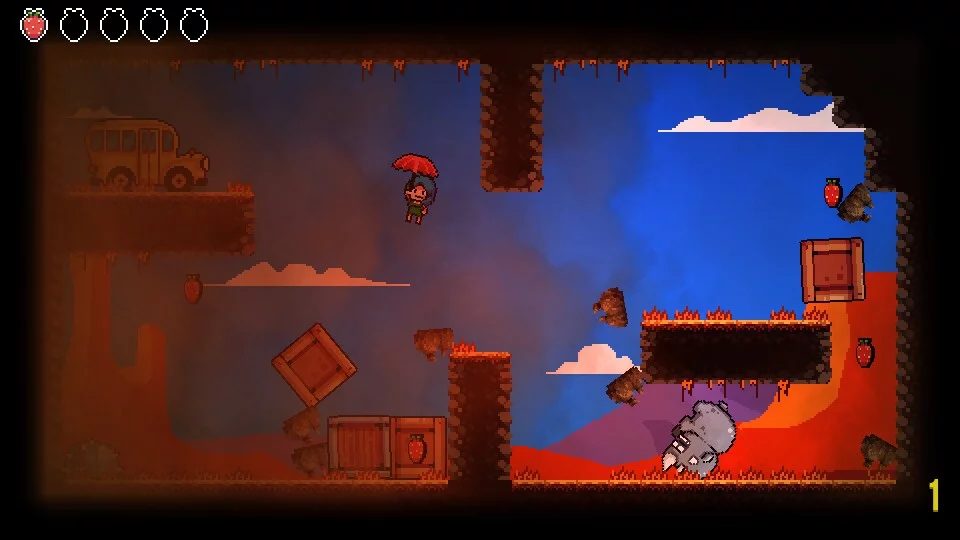 Изображение игры: Flying Umbrella