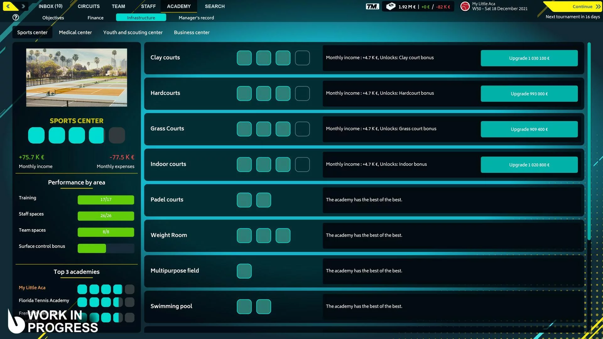 Изображение игры: Tennis Manager 2022