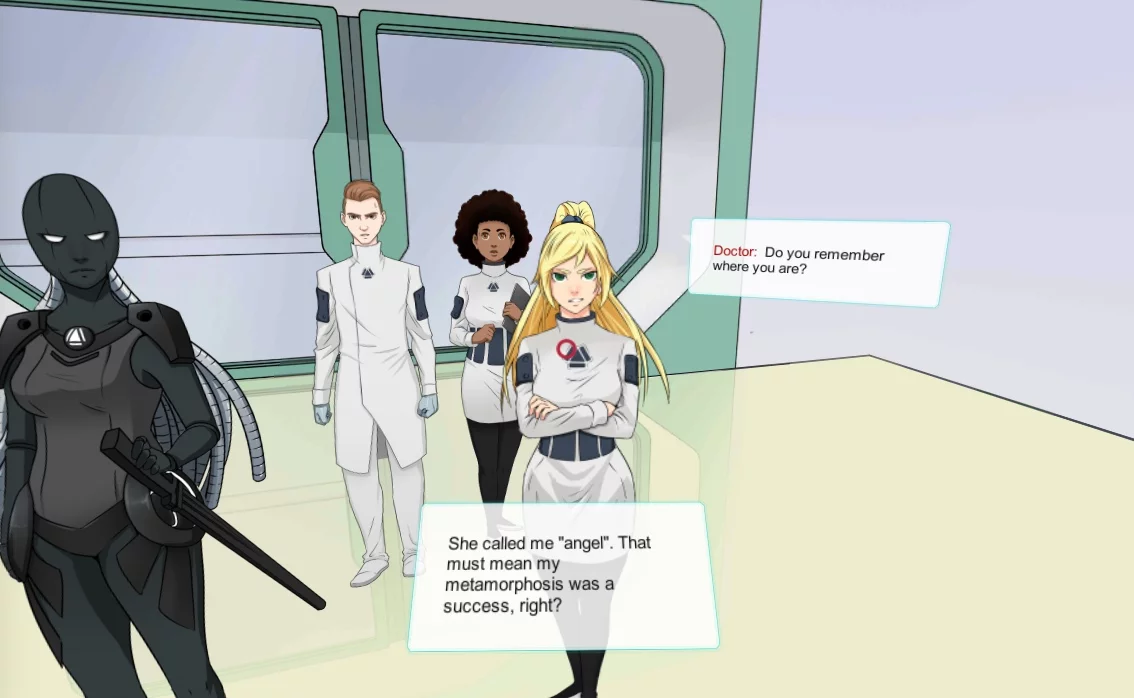 Изображение игры: Angels & Demigods - SciFi VR Visual Novel