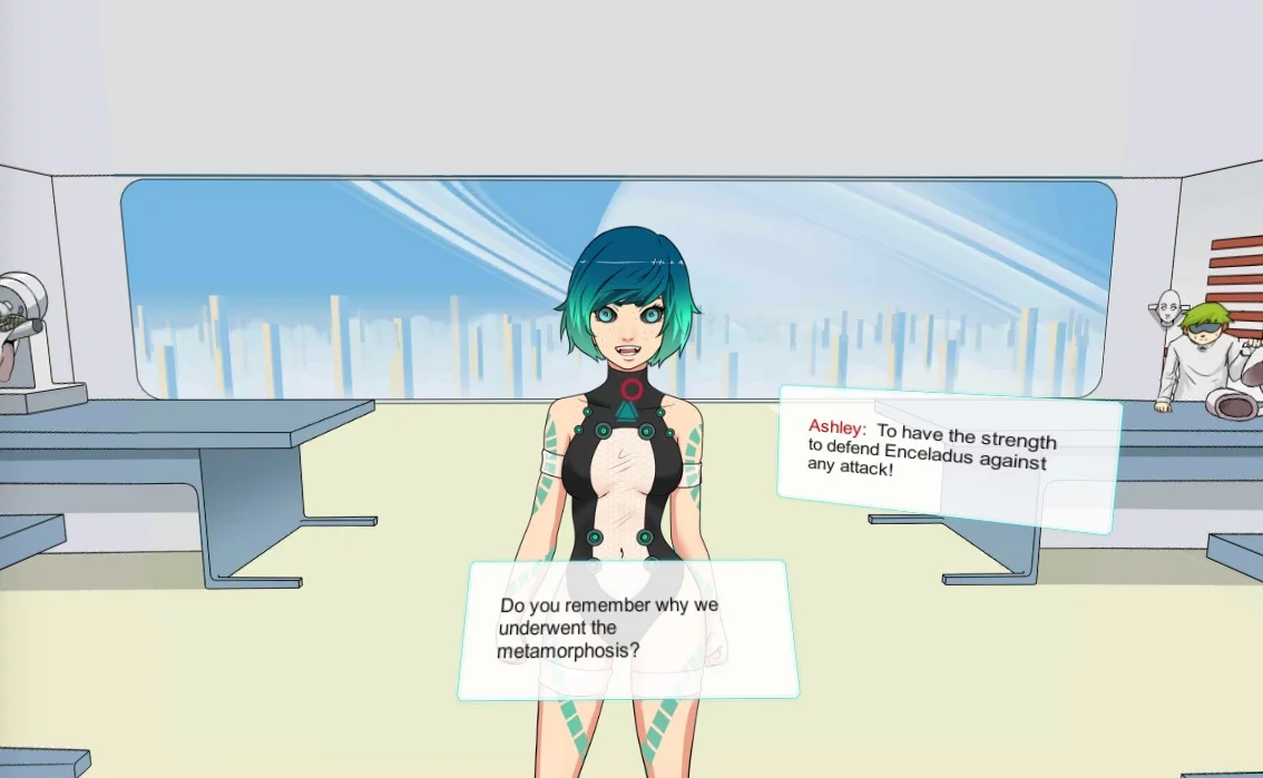 Изображение игры: Angels & Demigods - SciFi VR Visual Novel
