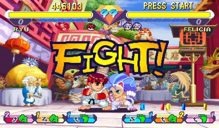 Изображение игры: Super Gem Fighter Mini Mix