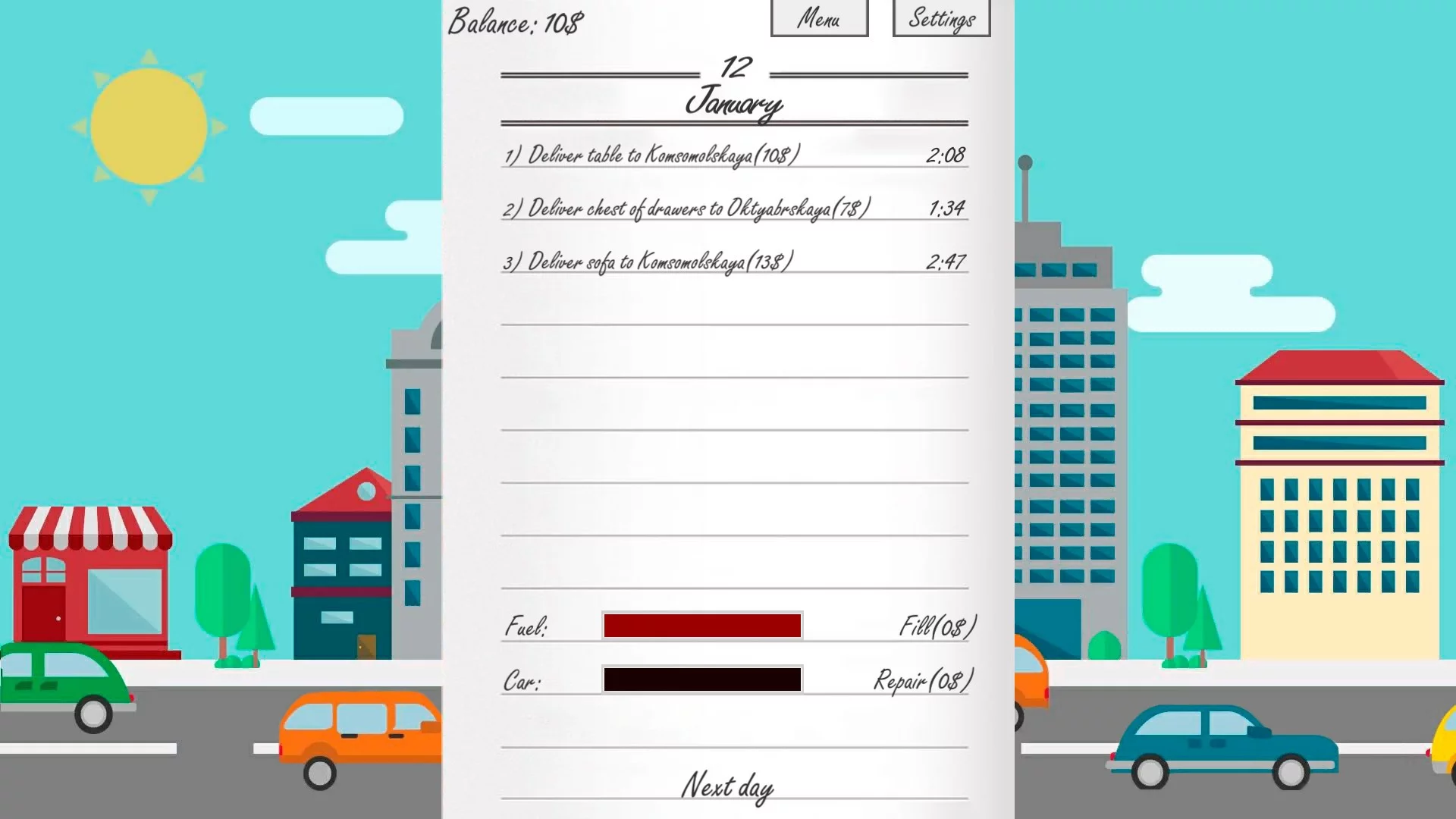 Изображение игры: Delivery man simulator