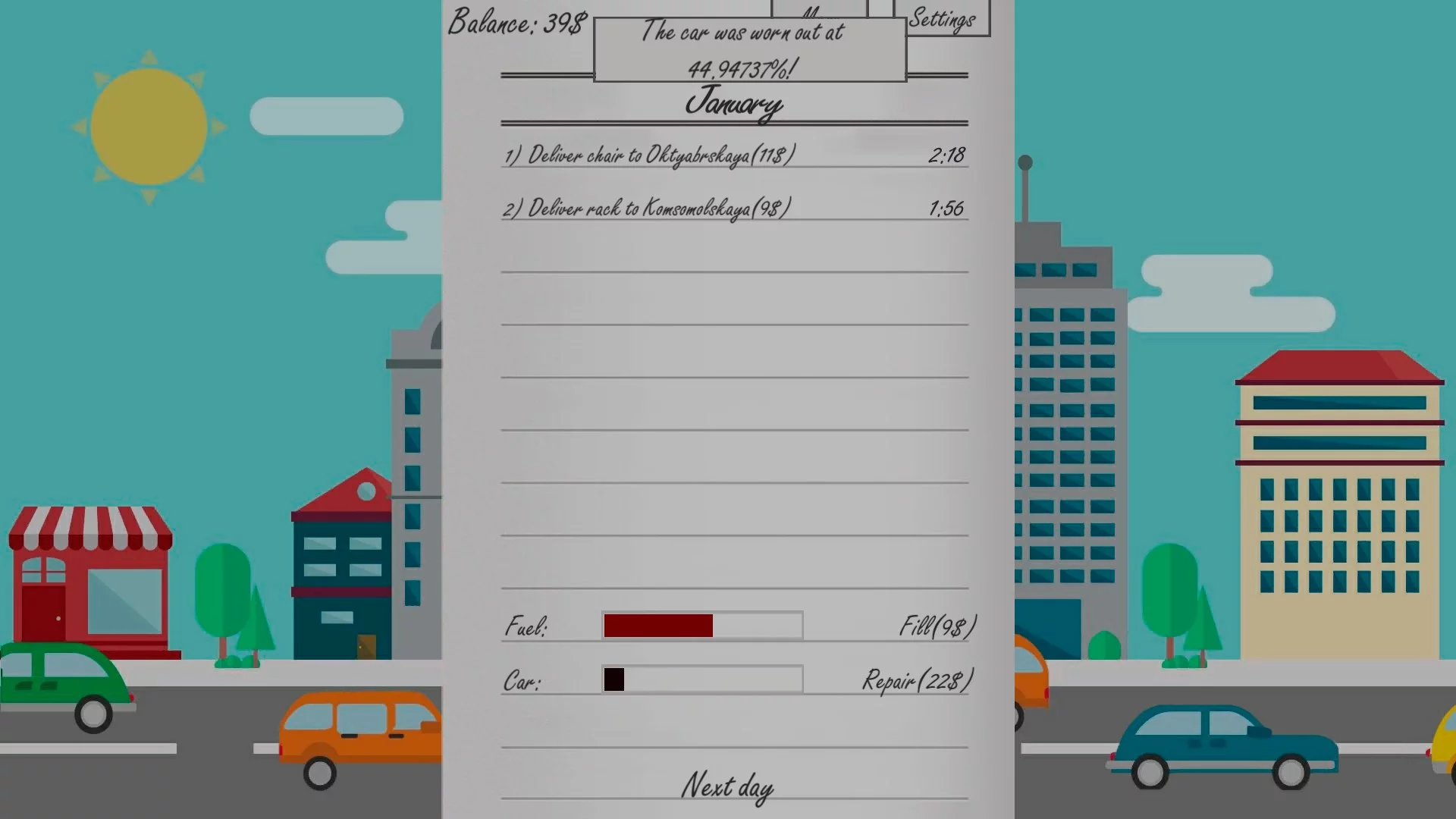 Изображение игры: Delivery man simulator