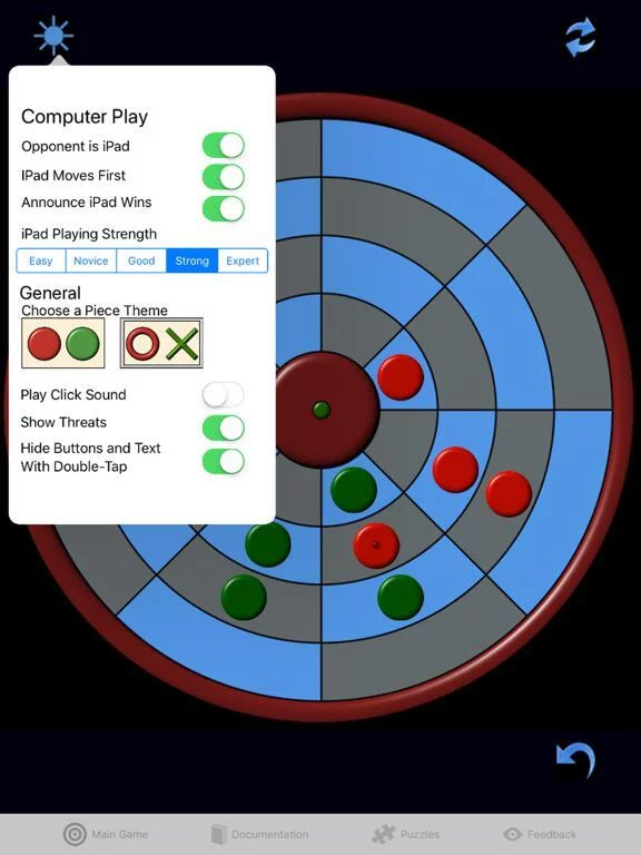 Изображение игры: Tic Tac Toe in a Circle