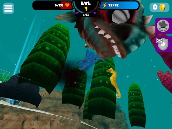 Изображение игры: Fishy Feeding and Grow 3D