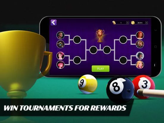 Изображение игры: 8 Ball Billiards - Offline