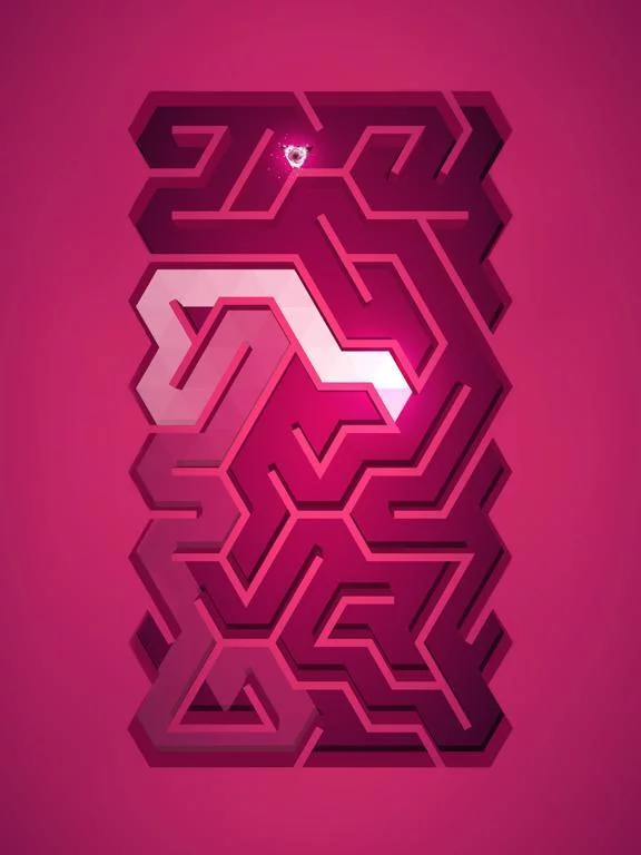 Изображение игры: Maze: Minimalist Light Game