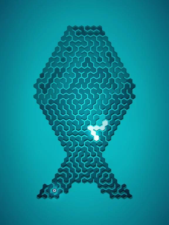 Изображение игры: Maze: Minimalist Light Game