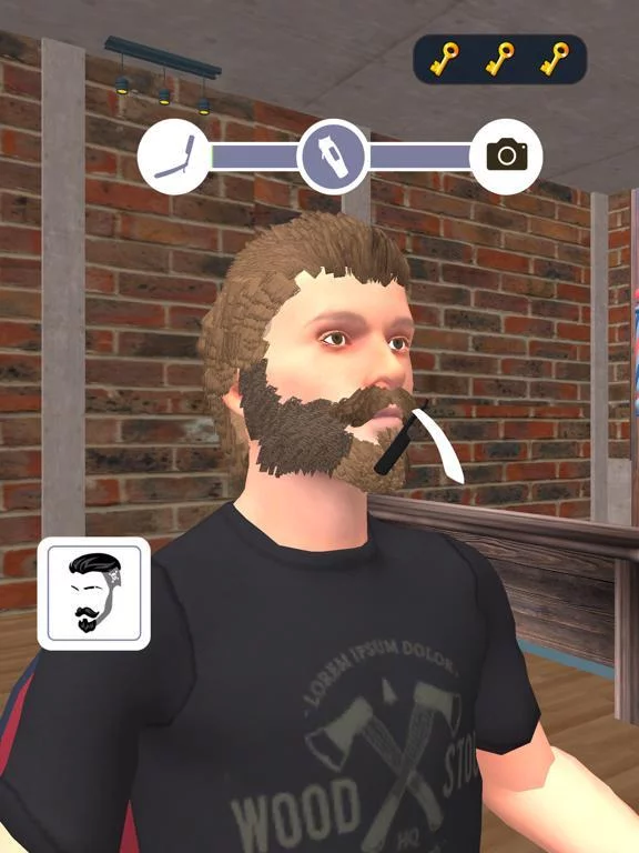 Изображение игры: Barbershop Sim 3D