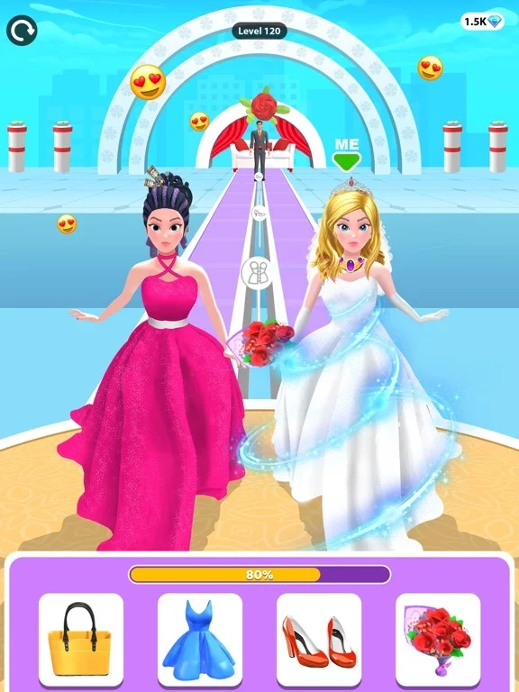Изображение игры: Bride Race & Outfit Makeover