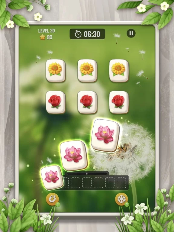 Изображение игры: Zen Blossom: Flower Tile Match