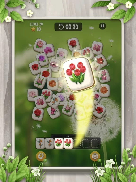 Изображение игры: Zen Blossom: Flower Tile Match