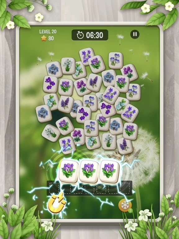 Изображение игры: Zen Blossom: Flower Tile Match