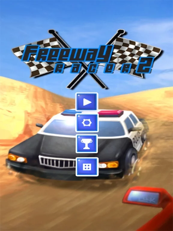 Изображение игры: Freeway Racer 2