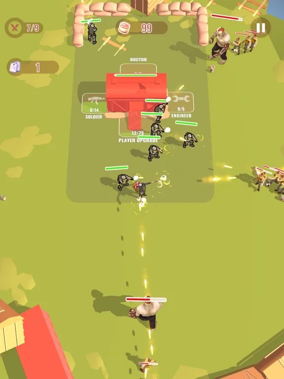 Изображение игры: Crowd Survival Zombie Games