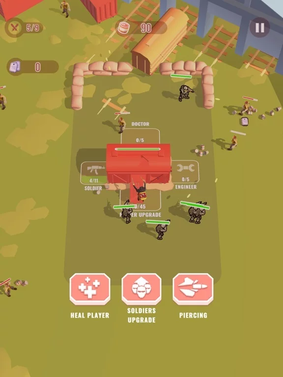 Изображение игры: Crowd Survival Zombie Games