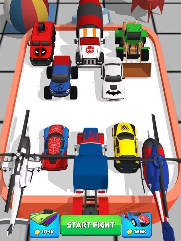 Изображение игры: Superhero Car Merge Master