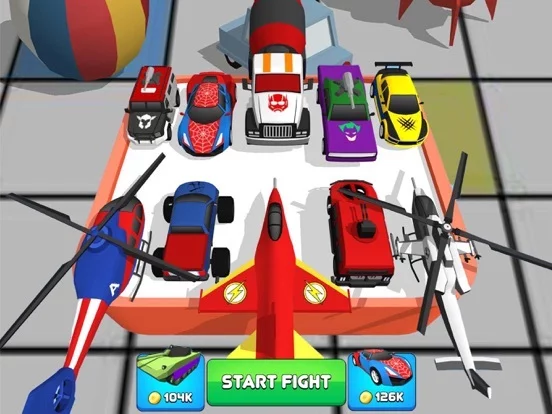 Изображение игры: Superhero Car Merge Master