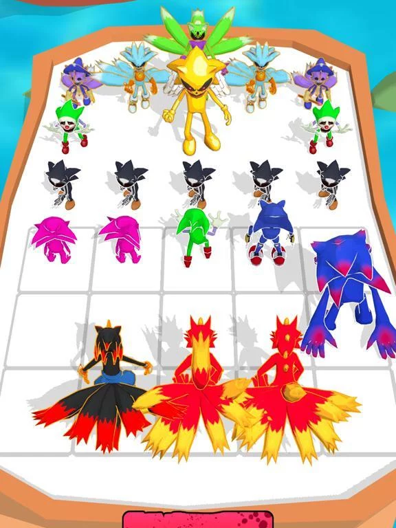 Изображение игры: Merge Fight - Hedgehog & Fox