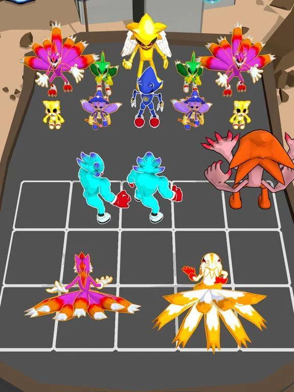 Изображение игры: Merge Fight - Hedgehog & Fox