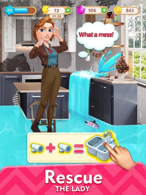 Изображение игры: Happy Merge Decoration
