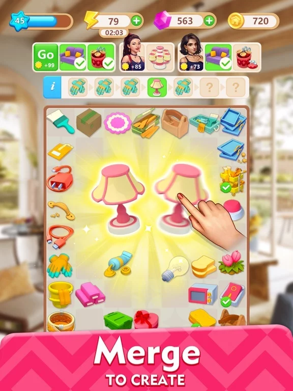Изображение игры: Happy Merge Decoration